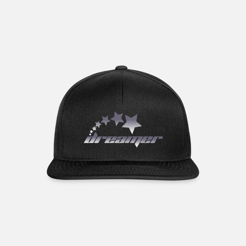 Dreamer - Snapback Cap - Schwarz/Schwarz