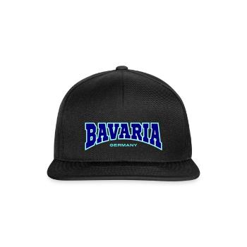 BAVARIA - Snapback Cap - Schwarz/Schwarz - Vorne