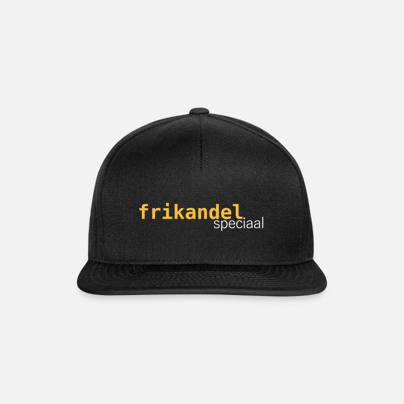 Frikandel speciaal - Snapback Cap - Schwarz/Schwarz