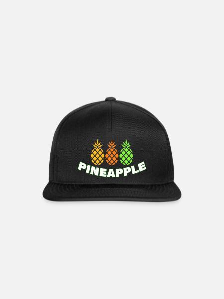 PINEAPPLE - Snapback Cap - Schwarz/Schwarz