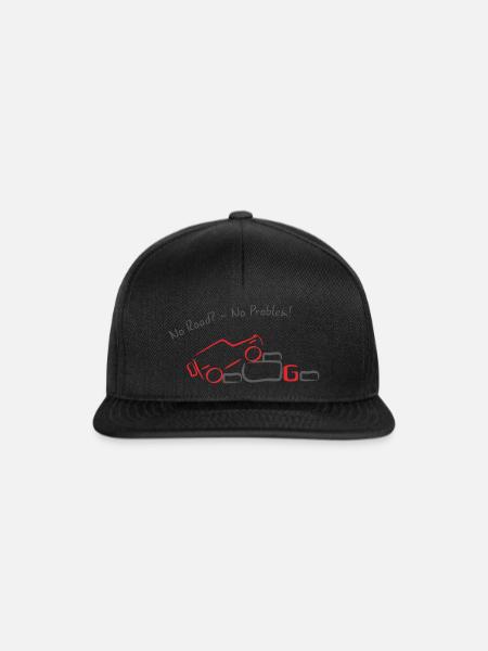 G Offroad No Road No Problem - Snapback Cap - Schwarz/Schwarz