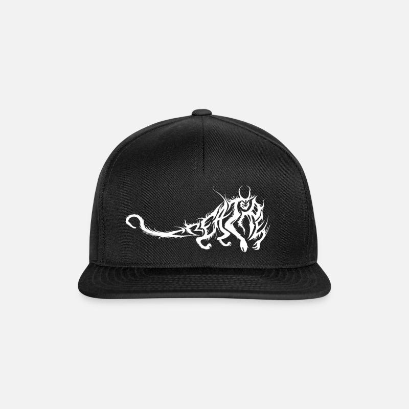 Logo Creature - Casquette snapback - noir/noir