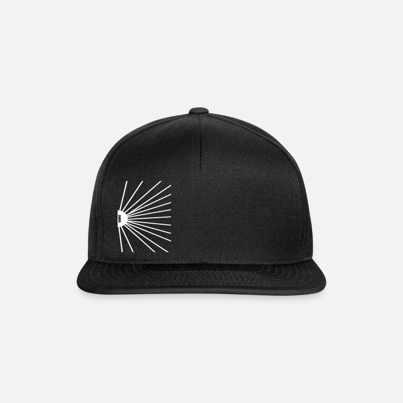 Riesenrad Speichen - Snapback Cap - Schwarz/Schwarz