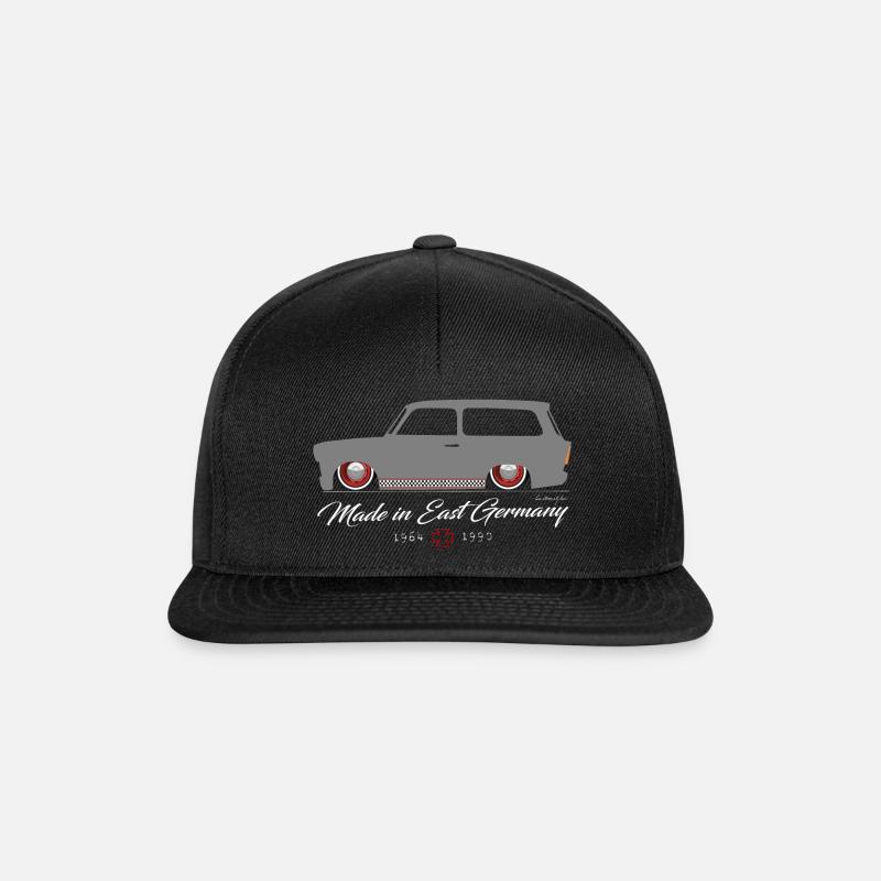 601 Kombi Low DDR - Snapback Cap - Schwarz/Schwarz