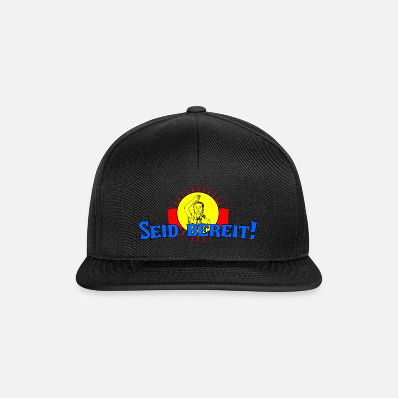 Soyez prêt - Casquette snapback - noir/noir