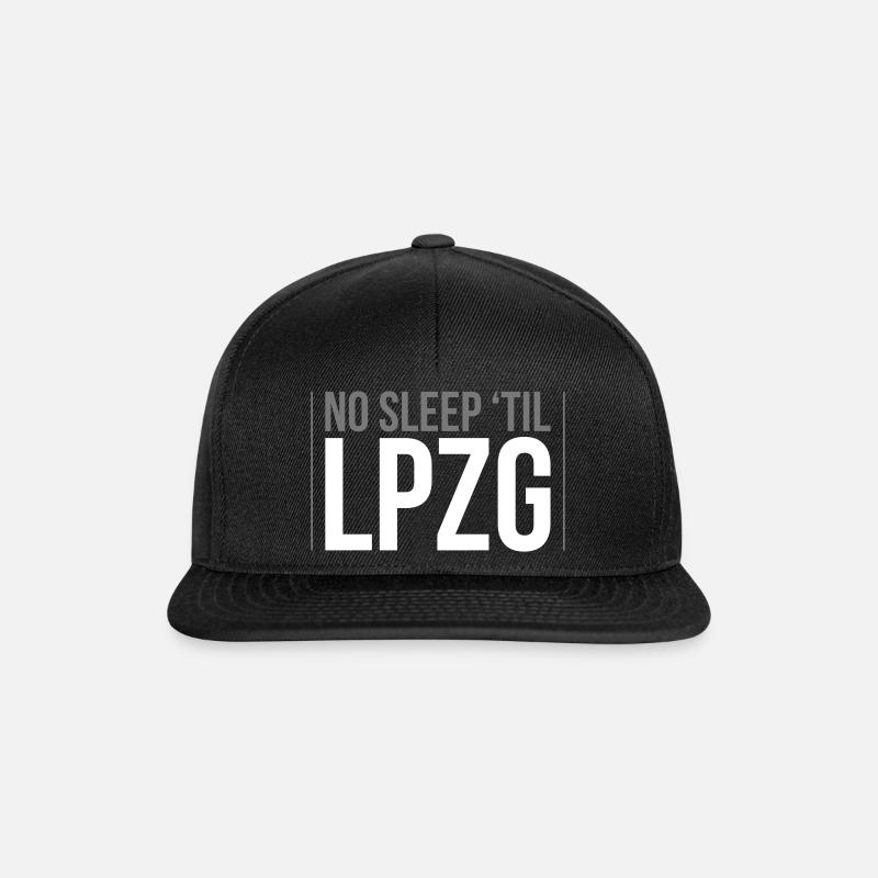 NO SLEEP 'TIL LEIPZIG - Snapback Cap - Schwarz/Schwarz