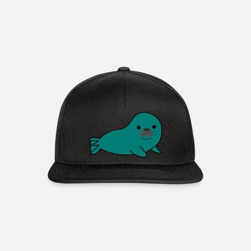 Phoque - Casquette snapback - noir/noir