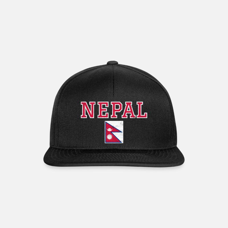 Nepal - Snapback Cap - black/black
