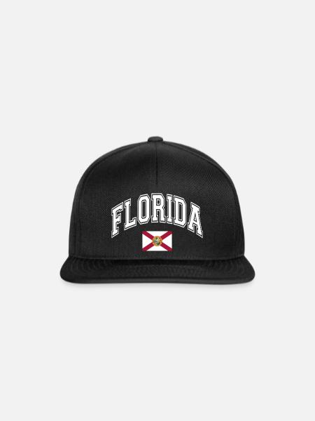 Florida - Snapback Cap - Schwarz/Schwarz