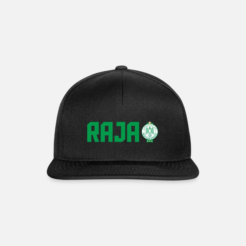 Raja - Casquette snapback - noir/noir