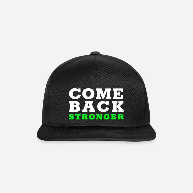 COME BACK STRONGER - COMEBACK STRONGER RETURN - Snapback Cap - black/black
