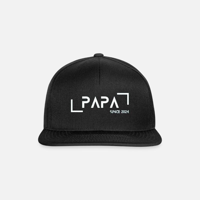 PAPA since 2024 Collection new - Snapback Cap - Schwarz/Schwarz