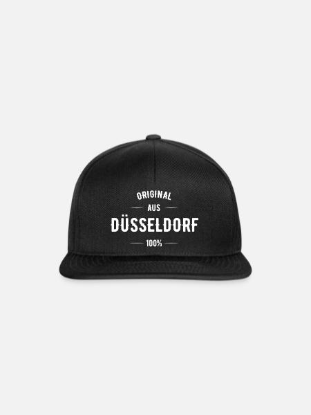 Düsseldorf - Snapback Cap - Schwarz/Schwarz