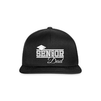 Senior 2023 Papa Fier Papa de Diplômé - Casquette snapback - noir/noir - Devant