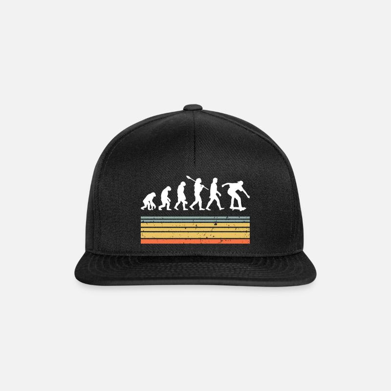 Skate Skateboard Evolution - Casquette snapback - noir/noir