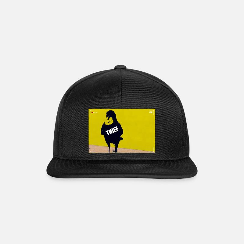 Le corbeau, le voleur - Casquette snapback - noir/noir