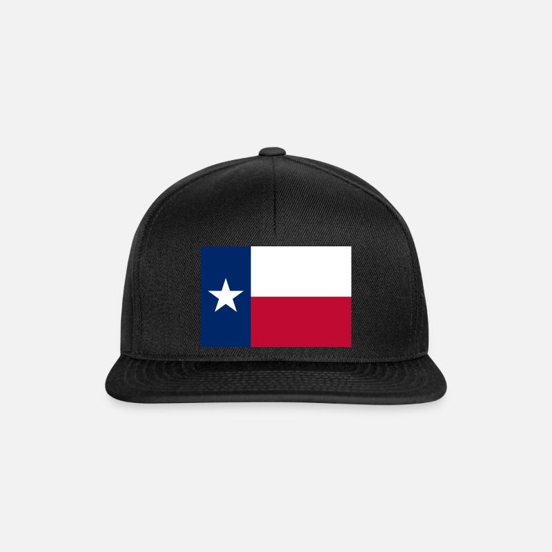 Texas - Snapback Cap - Schwarz/Schwarz