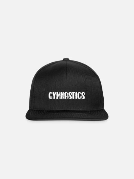 Gymnastik - Snapback Cap - Schwarz/Schwarz