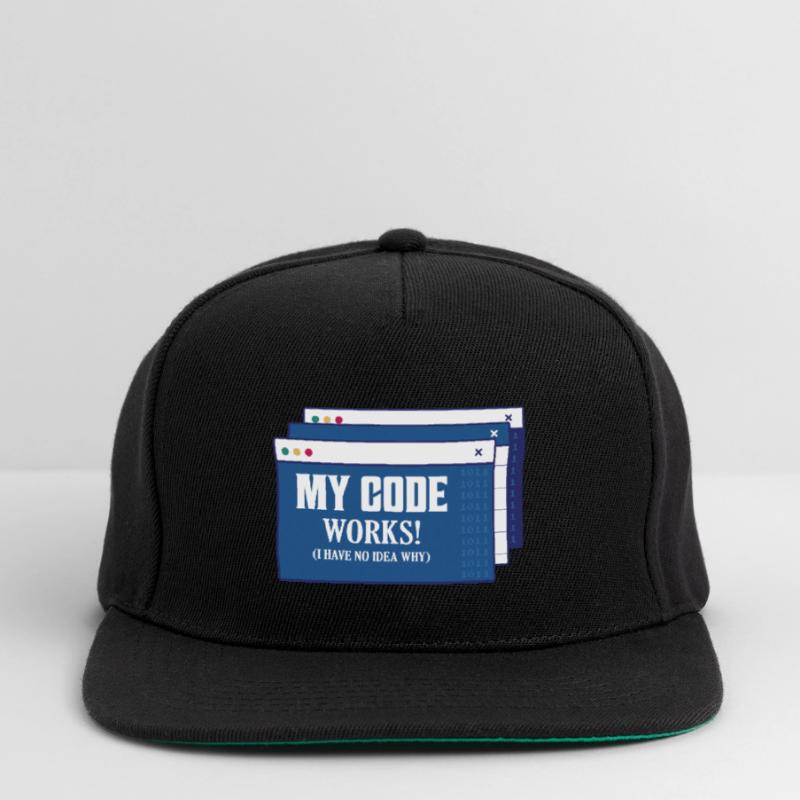 My Code Works! I Have No Idea Why Coding Software Snapback Cap