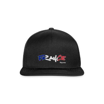 Règles de la France - Casquette snapback - noir/noir - Devant