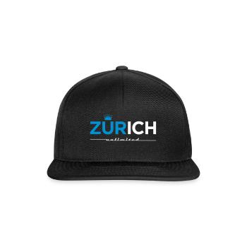Zurich illimité - Casquette snapback - noir/noir - Devant