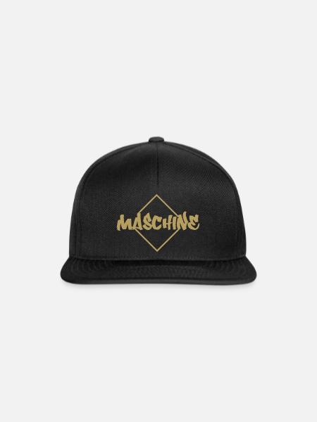 Maschine - Snapback Cap - Schwarz/Schwarz