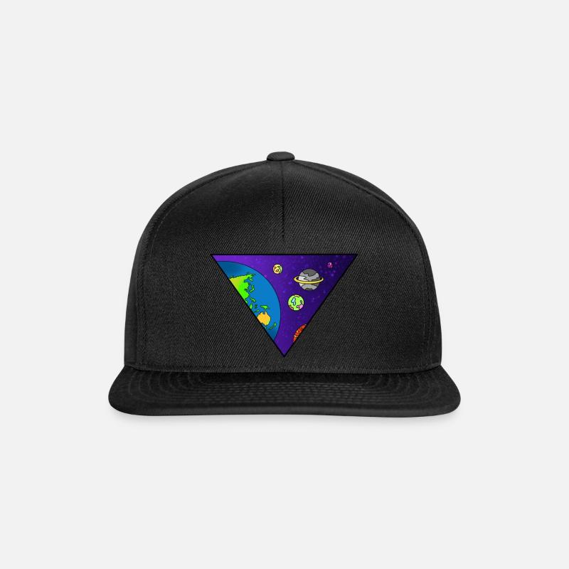 Univers - Casquette snapback - noir/noir