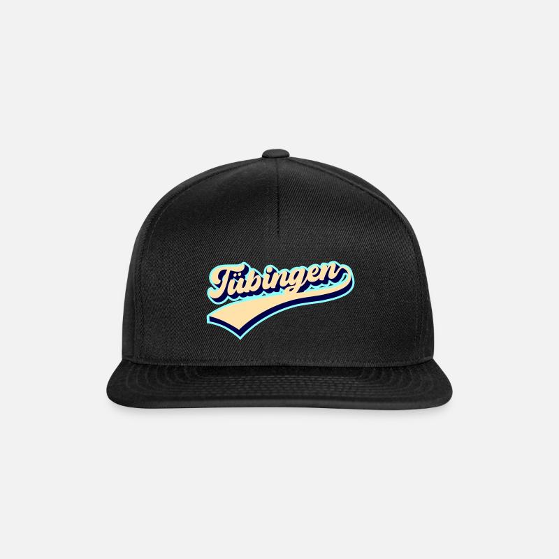 TÜBINGEN - Snapback Cap - Schwarz/Schwarz