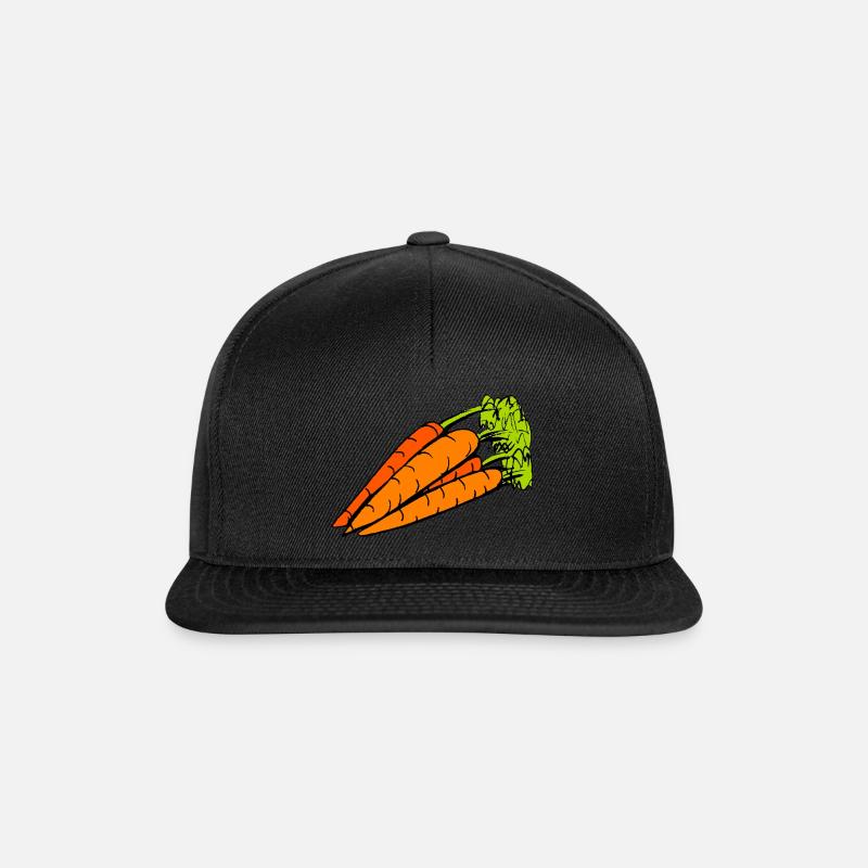 carottes - Casquette snapback - noir/noir