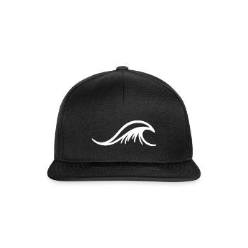 Wave Sea Ocean Water - Snapback Cap - black/black - Front