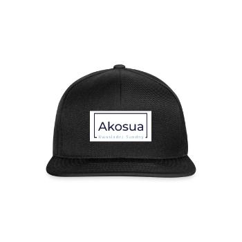 Akosua - Snapback Cap - Schwarz/Schwarz - Vorne