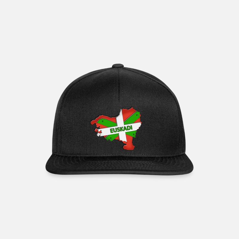 Euskadi - Casquette snapback - noir/noir