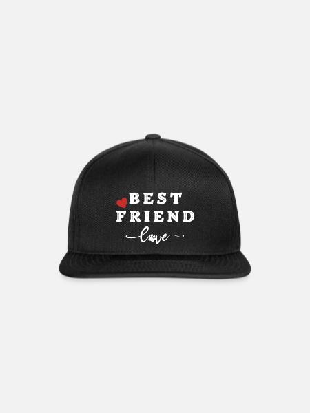 Best friend - Snapback Cap - Schwarz/Schwarz