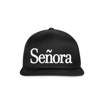 Señora Engagement Bride To Be Wedding Party - Snapback Cap - black/black - Front
