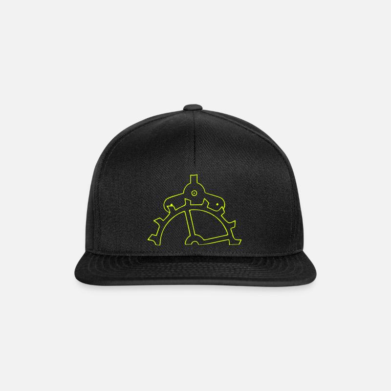 Échappement d’ancrage d’épingle - Casquette snapback - noir/noir