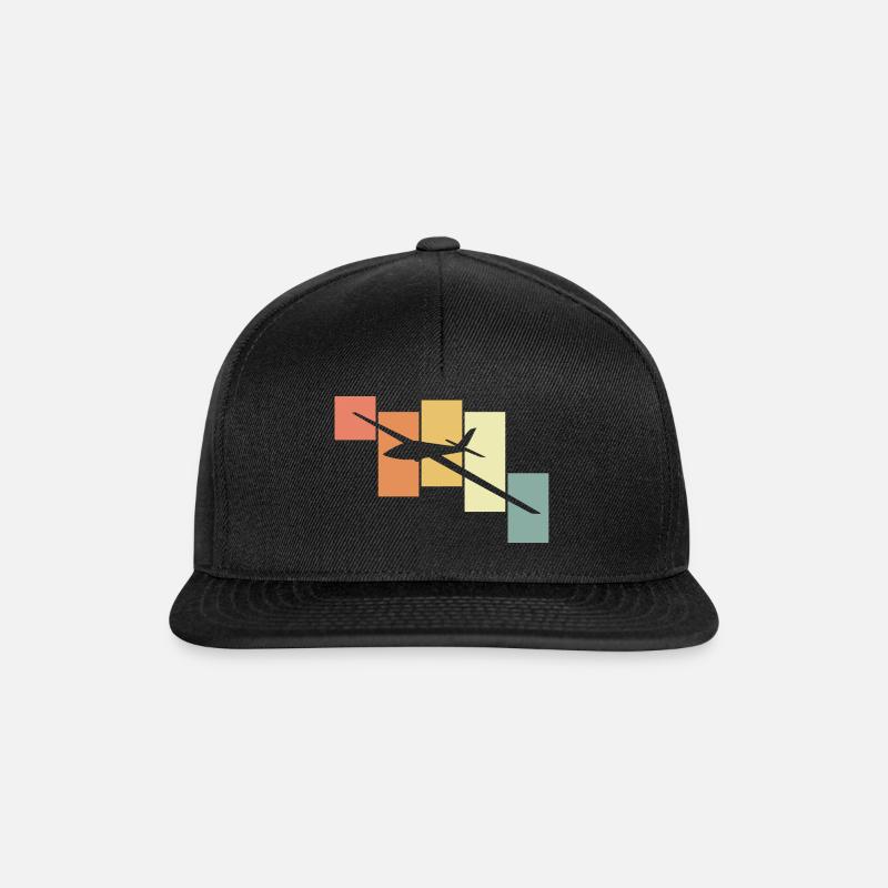 Modellflug - Snapback Cap - Schwarz/Schwarz