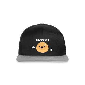 Weirdough Weirdo Strange Dough Cuisson Cuisson Nourriture - Casquette snapback - noir/gris - Devant