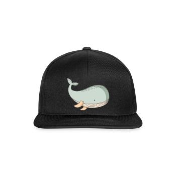 Wal Walmotiv - Casquette snapback - noir/noir - Devant