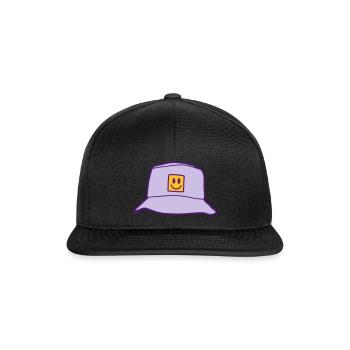 Bucket Hat - Snapback Cap - black/black - Front