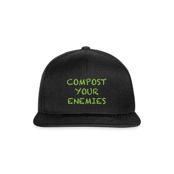 Giardiniere di giardinaggio giardino giardiniere - Snapback Cap - nero/nero - Fronte