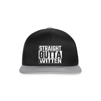 Straight Outta Witten Wittener Wittenerin Ruhr - Casquette snapback - noir/gris - Devant