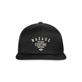 NAZARE BIG WAVE SURFING PORTUGAL - Snapback Cap - black/black - Front