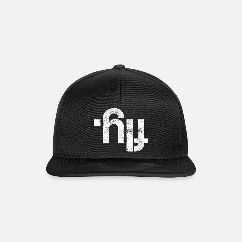 Fliegen - Snapback Cap - Schwarz/Schwarz
