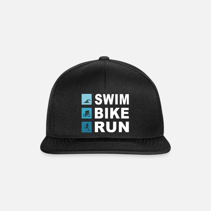 Triathlon - Casquette snapback - noir/noir