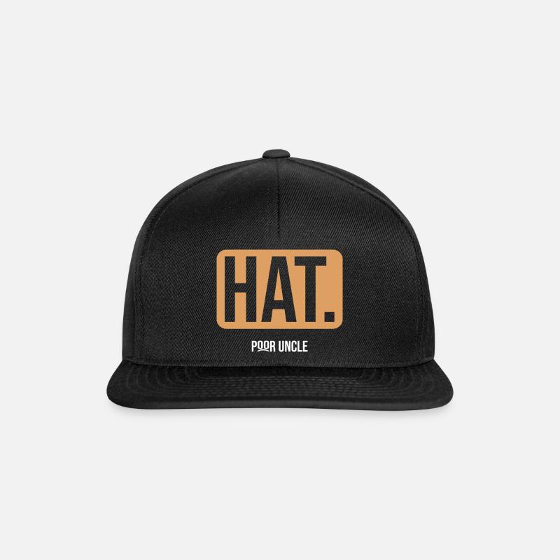 Chapeau - Casquette snapback - noir/noir