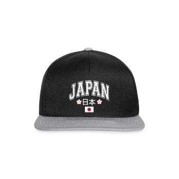 Japan - Snapback Cap - Schwarz/Grau - Vorne