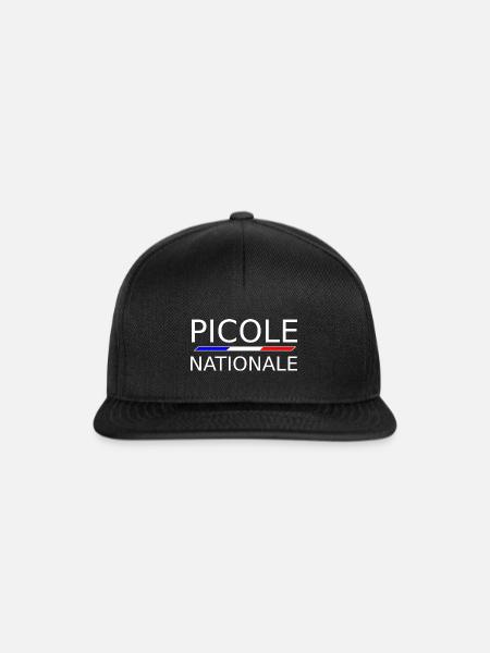 12. Nationale 1. - Snapback Cap - Schwarz/Schwarz