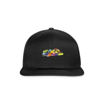 building blocks - Snapback Cap - black/black - Front