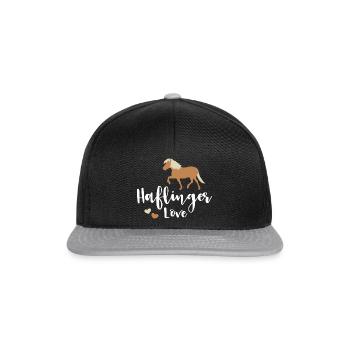 Haflinger Love - Casquette snapback - noir/gris - Devant