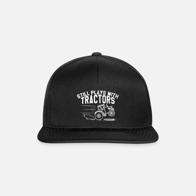 tracteurs - Casquette snapback - noir/noir